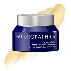 Naturopathica jar front view showing clean design and moisturizing benefits
