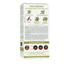Naturtint color swatch strands revealing light copper chestnut depth