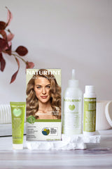 Naturtint being applied at roots demonstrating even coverage and ease