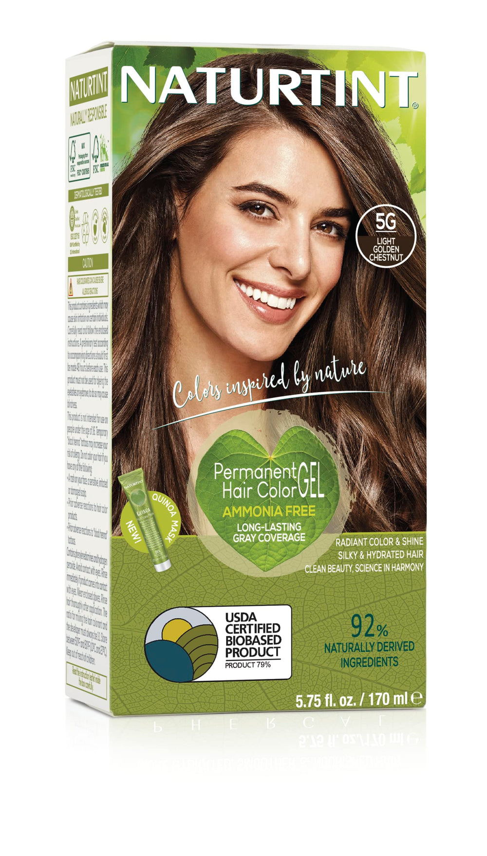 Naturtint front packaging showing product name and size for clear identification and trust