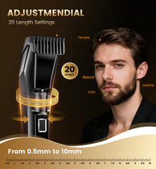 NAUQUOHZ adjustable dial clearly displaying 20 length settings advantage