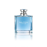 Nautica Voyage front bottle showing label and blue-green glass for fresh presentation
