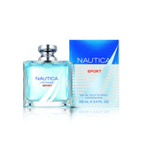 Nautica Voyage Sport bottle front view showing sporty packaging and portability