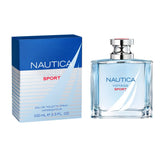 Nautica bottle front view showing clean design and effortless freshness
