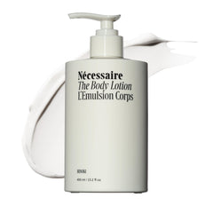 Nécessaire front bottle view showing sleek packaging and product benefit