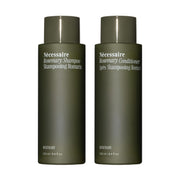 Nécessaire rosemary duo front packaging showing both bottles and scent notes