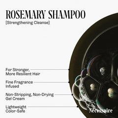 Nécessaire label close-up highlighting ingredients and color-safe benefit