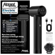 Neebol front view mixer showing compact design and fast mixing benefit