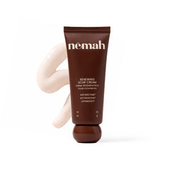 Nemah front packaging showing cream tube and clear product purpose