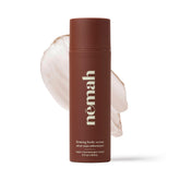 Nemah front pump bottle showing packaging and easy pump for mess-free use