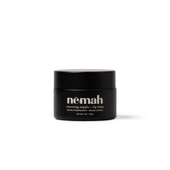Nemah jar front view showing label and compact 1 oz size benefit
