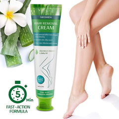 NEOMEN before and after legs showing smooth, hair-free result