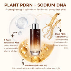 nephaea plant pdrn ingredient shot highlighting botanical source benefits