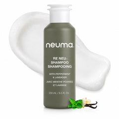 NEUMA front bottle view showing branding and clean design benefits gentle cleansing