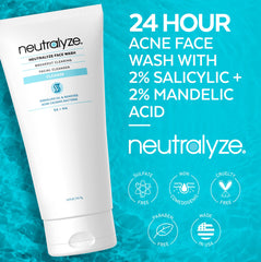 Neutralyze close-up gel texture highlighting gentle, non-stripping cleanse