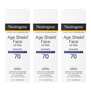 Neutrogena Age Shield front packaging showing SPF 70 and benefits