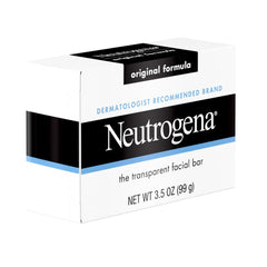 Neutrogena bar producing soft lather demonstrating effective, non-drying cleanse
