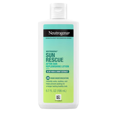 Neutrogena bottle front view showing clear branding and soothing benefits