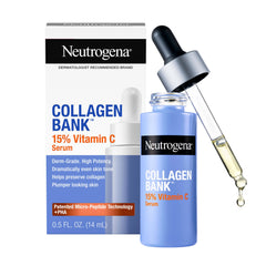 Neutrogena bottle front packaging showing product and benefits