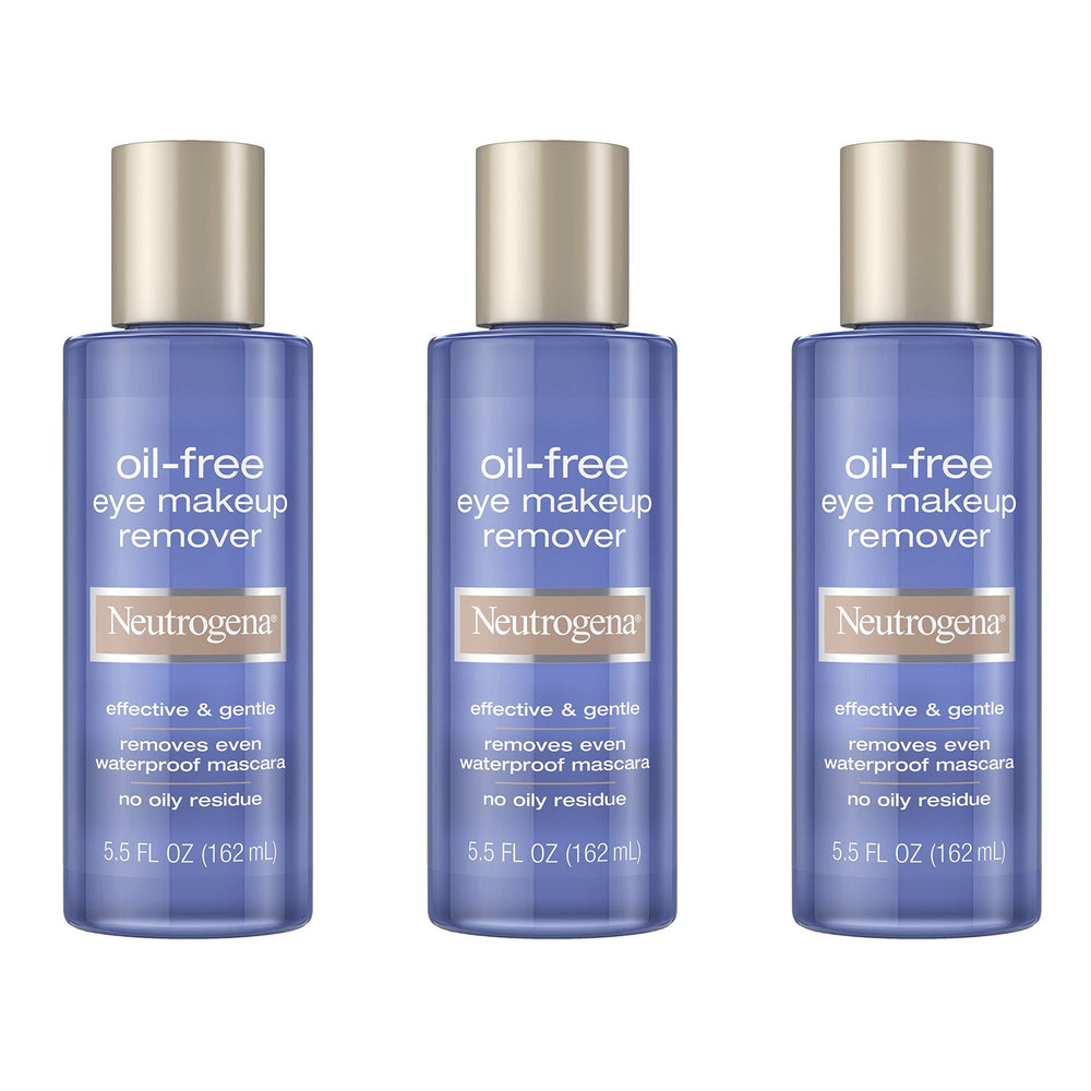 Neutrogena three-bottle pack front view showing convenience and supply