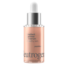 Neutrogena front packaging showing bottle and radiant finish benefits