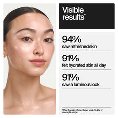 Person wearing Neutrogena mask demonstrating contour fit and comfort