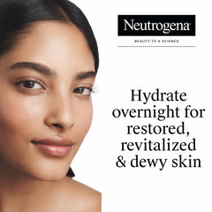 Neutrogena open jar texture close-up showing smooth serum and moisturizing action