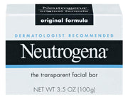 Neutrogena front packaging showing six 3.5 oz bars for gentle daily cleansing