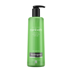 Neutrogena Rainbath front pump bottle showing size and packaging benefit