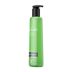 Neutrogena Rainbath label close-up highlighting pear and green tea scent
