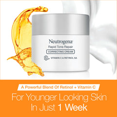 Neutrogena Rapid Tone Repair creamy texture close-up implying rich hydration