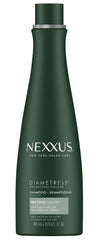 Nexxus Diamtress front packaging showing 13.5 oz bottle and clear benefits