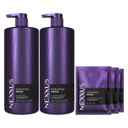 Nexxus front packaging showing full Keraphix system and benefits