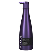 Nexxus front packaging showing repair shampoo for damaged hair and strength