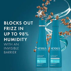Nexxus shampoo lather close-up highlighting gentle, weightless cleansing