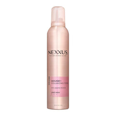 Nexxus front packaging shows 10.6 oz can and brand clarity for easy selection