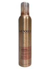 Nexxus mousse texture close-up highlights whipped crème for smooth application