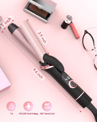 NFie close-up of 0.99 inch barrel for precise curls and styling control