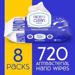 Nice 'N CLEAN close-up of wipe fabric texture highlighting soft fibers and effective cleaning