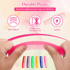 NICEMOVIC fine tooth comb close-up, enabling precise parting and smoothing for thin hair