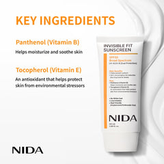 NIDA tube beside a hand to show compact 50ml size benefit
