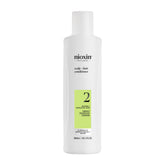 Nioxin System 2 front packaging showing bottle and product branding benefits