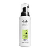 NIOXIN front packaging showing treatment bottle and benefits