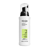 Nioxin front packaging showing treatment bottle and system branding for trust