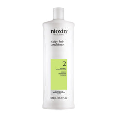 NIOXIN System 2 front packaging showing product benefit for fuller hair