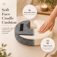 Nircuki adjustable cradle angled to customize head position