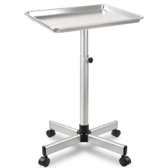 Niuadage front view of silver rolling tray showing compact design and accessibility