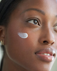 NIVEA applying cream to neck showing gentle coverage and comfort