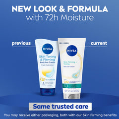 NIVEA open cap with gel-cream texture displaying lightweight absorbent feel