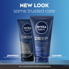 NIVEA MEN tube top close-up illustrating easy-squeeze dispensing and control